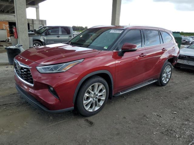 TOYOTA HIGHLANDER 2020 with VIN 5TDDZRBH9LS026516 - Photo from auction