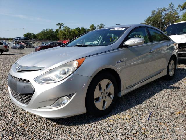 HYUNDAI SONATA HYB 2011 with VIN KMHEC4A43BA006423 - Photo from auction