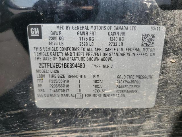 Photo 14 from auction – 2011 GMC TERRAIN SL with VIN 2CTFLVEC1B6394480