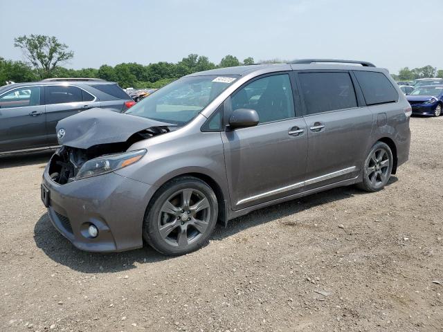 TOYOTA SIENNA SE 2017 with VIN 5TDXZ3DC0HS896660 - Photo from auction