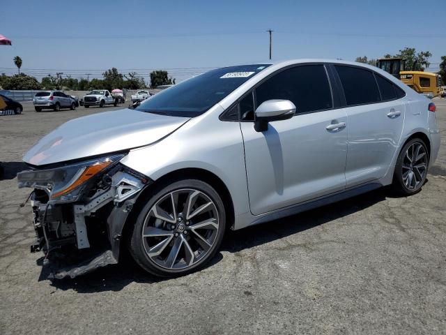 TOYOTA COROLLA SE 2022 with VIN 5YFS4MCE1NP105526 - Photo from auction