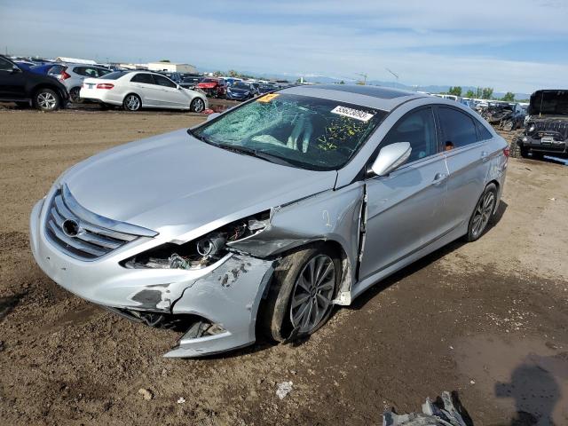 HYUNDAI SONATA SE 2014 with VIN 5NPEC4AC2EH815646 - Photo from auction