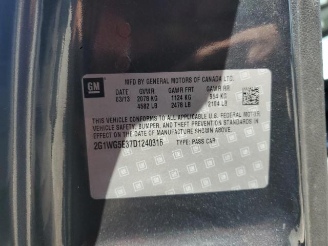 Photo 14 from auction – 2013 CHEVROLET IMPALA LT with VIN 2G1WG5E37D1240316