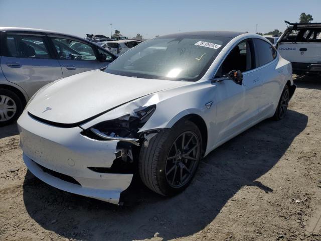 TESLA MODEL 3 2020 with VIN 5YJ3E1EAXLF590588 - Photo from auction