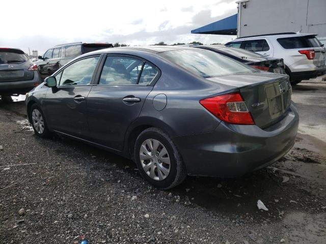 Photo 2 from auction – 2012 HONDA CIVIC LX with VIN 2HGFB2F57CH558092