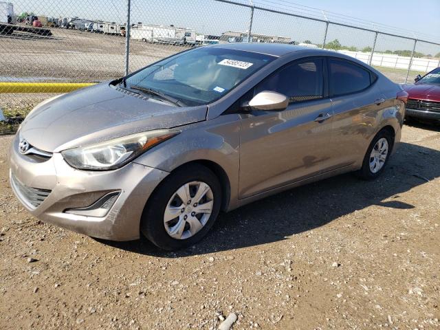 HYUNDAI ELANTRA SE 2016 with VIN 5NPDH4AE2GH738956 - Photo from auction