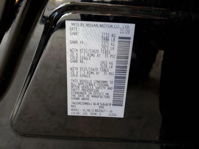 Photo 14 from auction – 2020 NISSAN PATHFINDER with VIN 5N1DR2DM8LC645669