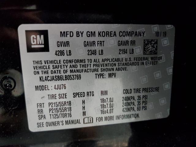 Photo 14 from auction – 2020 BUICK ENCORE PRE with VIN KL4CJASB6LB053769