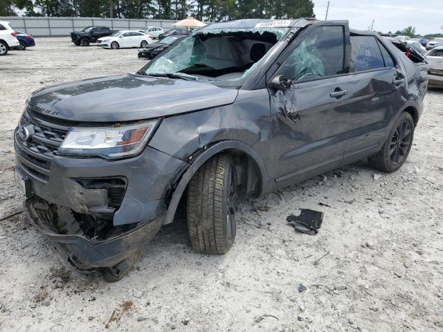 FORD EXPLORER X 2018 with VIN 1FM5K7D82JGB38801 - Photo from auction