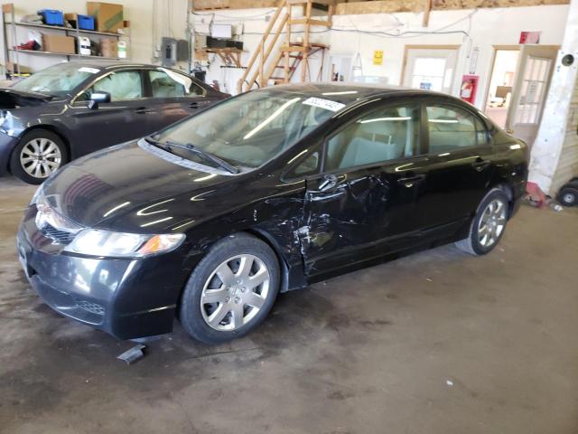 HONDA CIVIC LX 2009 with VIN 19XFA16539E017606 - Photo from auction