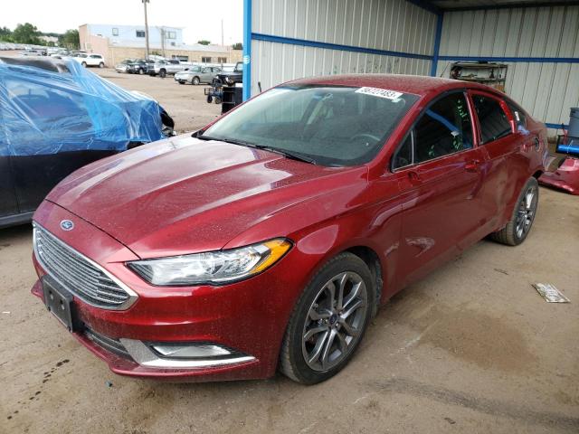 FORD FUSION SE 2017 with VIN 3FA6P0T91HR228977 - Photo from auction