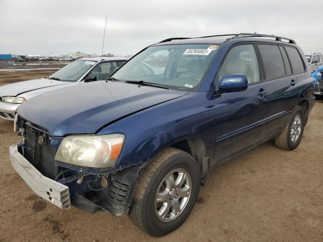 TOYOTA HIGHLANDER 2004 with VIN JTEDP21A940040501 - Photo from auction