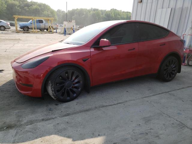 TESLA MODEL Y 2021 with VIN 5YJYGDEF5MF194647 - Photo from auction