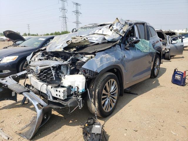 TOYOTA HIGHLANDER 2022 с VIN 5TDEBRCH3NS079089 - Снимка от търг