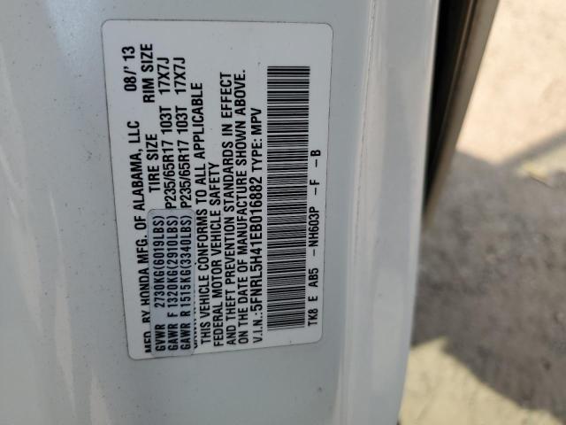 Photo 14 from auction – 2014 HONDA ODYSSEY EX with VIN 5FNRL5H41EB016882