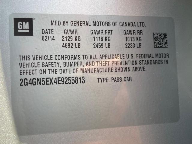 Photo 10 from auction – 2014 BUICK REGAL PREM with VIN 2G4GN5EX4E9255813
