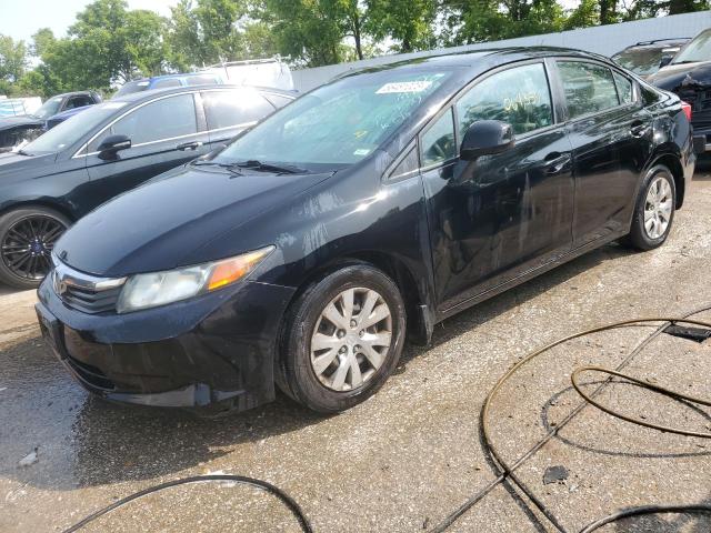 HONDA CIVIC LX 2012 with VIN 19XFB2F57CE003671 - Photo from auction