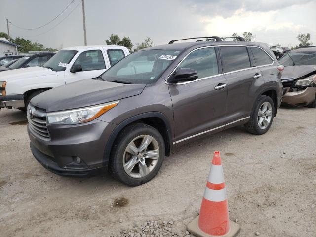 TOYOTA HIGHLANDER 2015 with VIN 5TDZARFH1FS013979 - Photo from auction