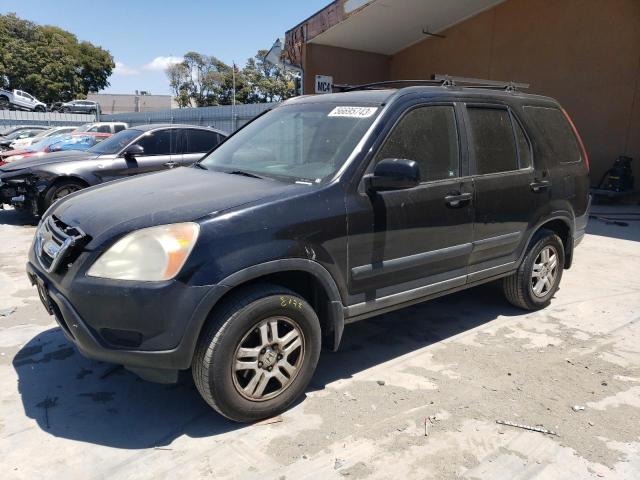 HONDA CR-V EX 2002 with VIN JHLRD78822C075754 - Photo from auction