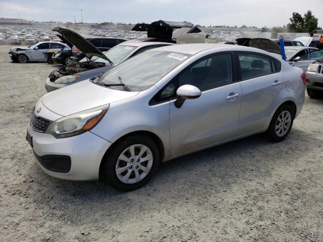 KIA RIO LX 2013 with VIN KNADM4A33D6155390 - Photo from auction