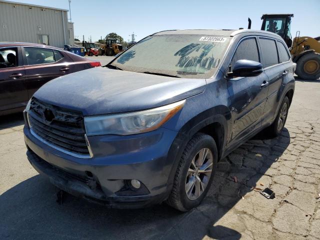 TOYOTA HIGHLANDER 2015 with VIN 5TDKKRFH7FS086580 - Photo from auction