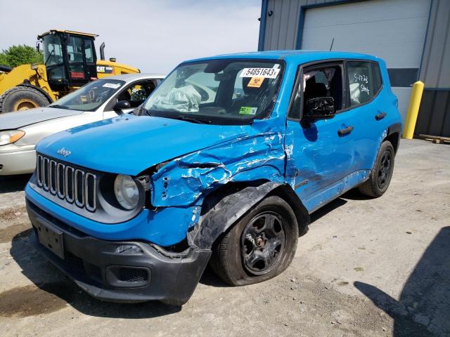 JEEP RENEGADE S 2015 with VIN ZACCJAAT7FPB29056 - Photo from auction