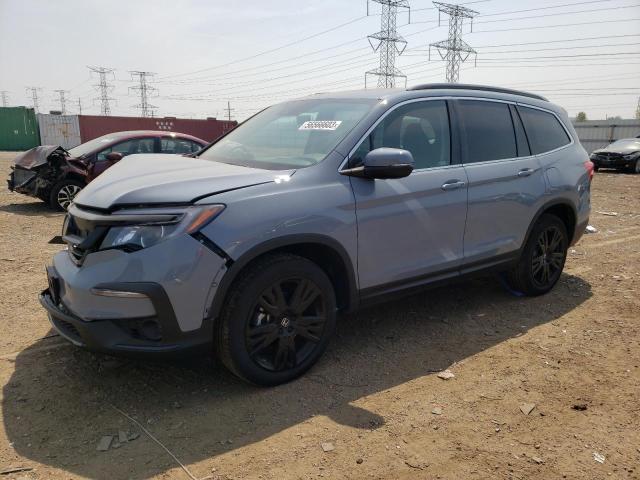 HONDA PILOT SE 2022 with VIN 5FNYF6H22NB096569 - Photo from auction
