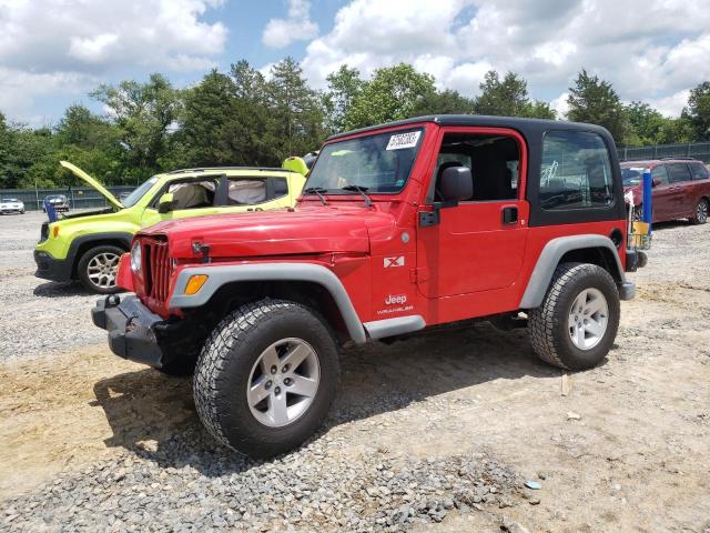 JEEP WRANGLER X 2004 with VIN 1J4FA39S44P796627 - Photo from auction