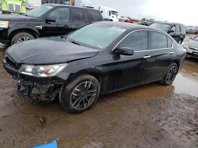 HONDA ACCORD EXL 2014 with VIN 1HGCR3F86EA025683 - Photo from auction