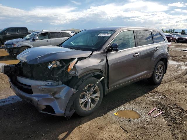 TOYOTA HIGHLANDER 2014 con VIN 5TDBKRFH5ES036257 - Foto de la subasta