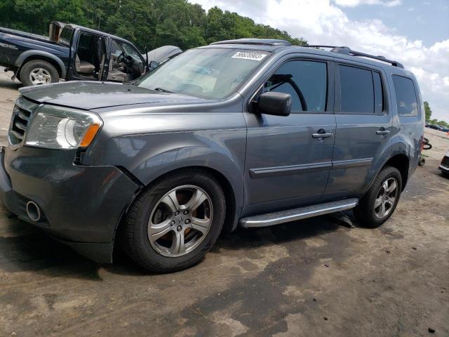 HONDA PILOT EXL 2012 with VIN 5FNYF3H53CB022812 - Photo from auction