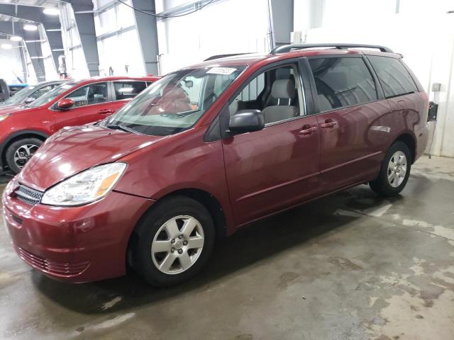 TOYOTA SIENNA CE 2004 with VIN 5TDZA23C24S157702 - Photo from auction