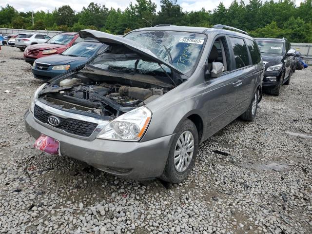 KIA SEDONA LX 2012 with VIN KNDMG4C74C6447056 - Photo from auction