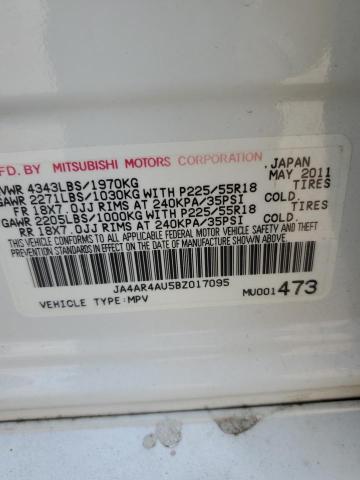 Photo 14 from auction – 2011 MITSUBISHI OUTLANDER with VIN JA4AR4AU5BZ017095