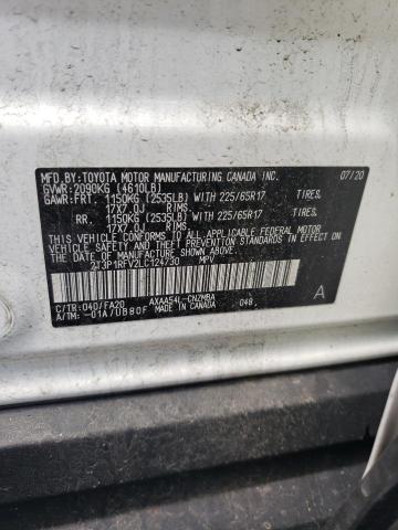 Photo 14 from auction – 2020 TOYOTA RAV4 XLE with VIN 2T3P1RFV2LC124730