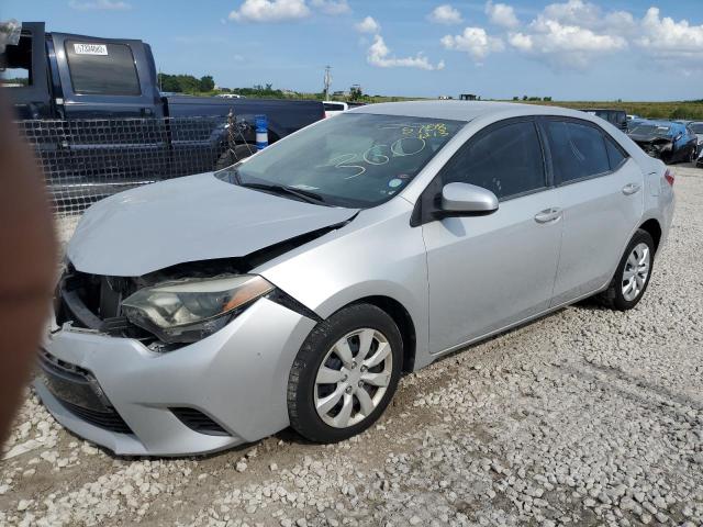 TOYOTA COROLLA L 2015 with VIN 2T1BURHE5FC270163 - Photo from auction