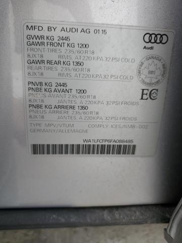 Photo 14 from auction – 2015 AUDI Q5 PREMIUM with VIN WA1LFCFP6FA088485