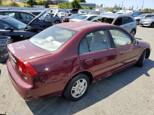 Photo 3 from auction – 2002 HONDA CIVIC LX with VIN 2HGES16502H543535