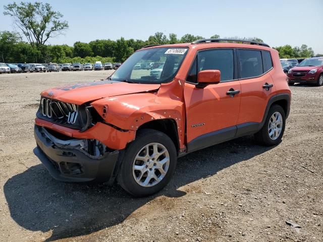 JEEP RENEGADE L 2015 with VIN ZACCJBBT3FPB41757 - Photo from auction