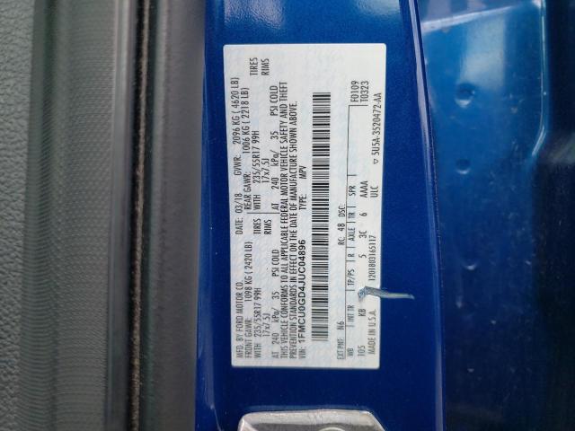Zdjęcie 14 z aukcji – 2018 FORD ESCAPE SE z VIN 1FMCU0GD4JUC04896