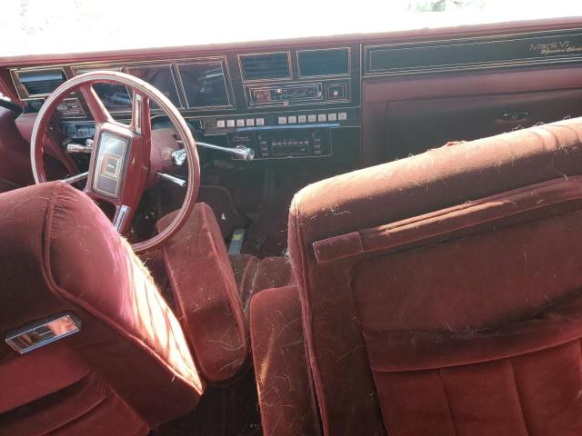Photo 8 from auction – 1982 LINCOLN MARK VI with VIN 1MRBP96F0CY645402