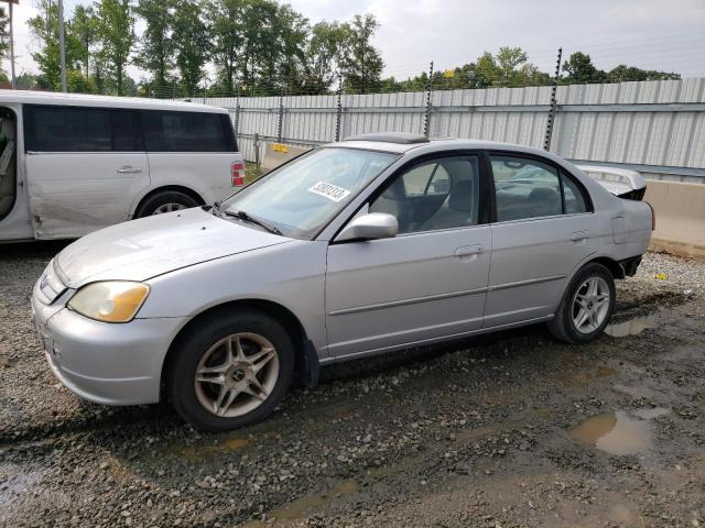 HONDA CIVIC EX 2002 with VIN 1HGES26772L008454 - Photo from auction