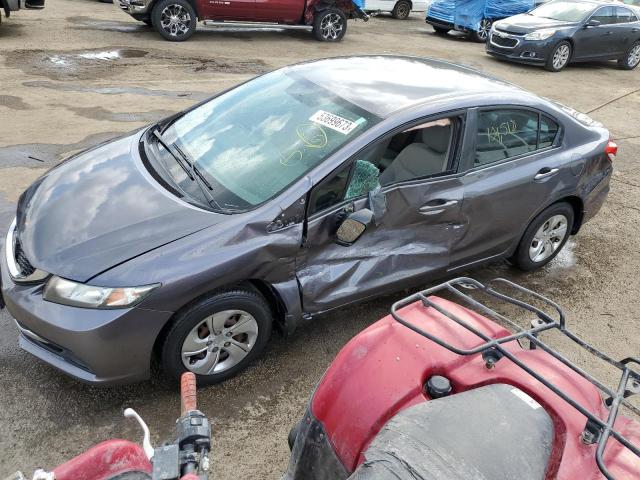 HONDA CIVIC LX 2015 with VIN 19XFB2F59FE079817 - Photo from auction