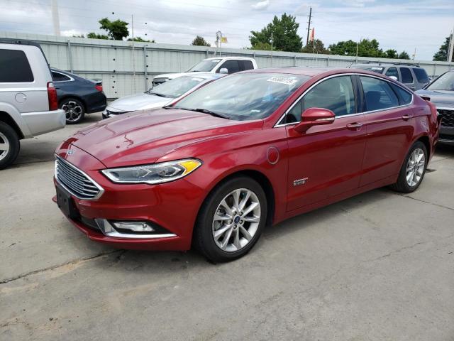 FORD FUSION TIT 2017 with VIN 3FA6P0SU7HR255297 - Photo from auction