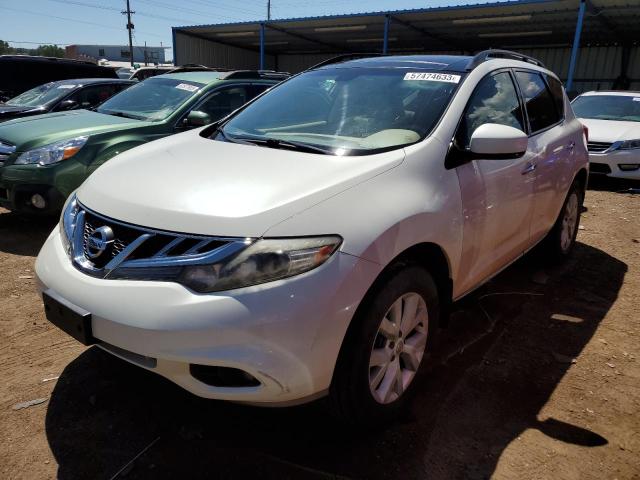 NISSAN MURANO S 2011 with VIN JN8AZ1MW4BW188136 - Photo from auction