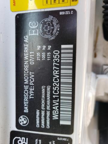 Photo 14 from auction – 2012 BMW X1 XDRIVE2 with VIN WBAVL1C52CVR77350