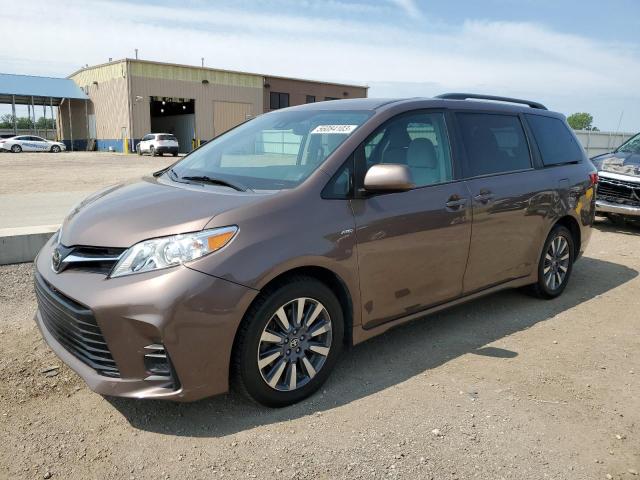 TOYOTA SIENNA LE 2020 with VIN 5TDJZ3DC2LS250910 - Photo from auction
