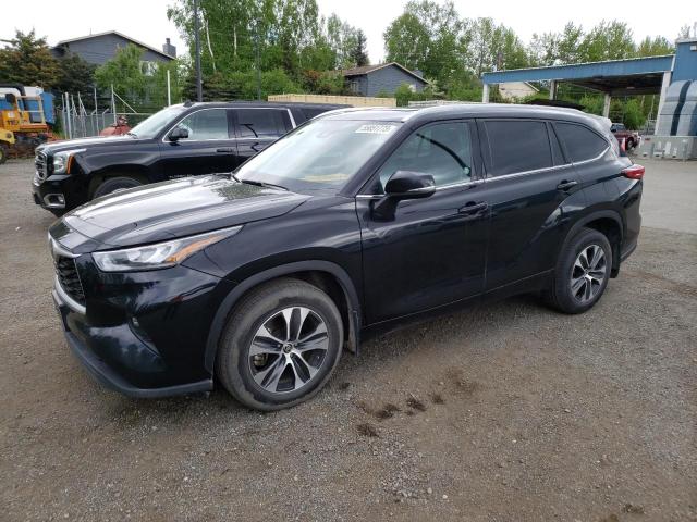 TOYOTA HIGHLANDER 2020 with VIN 5TDGZRBH3LS012124 - Photo from auction