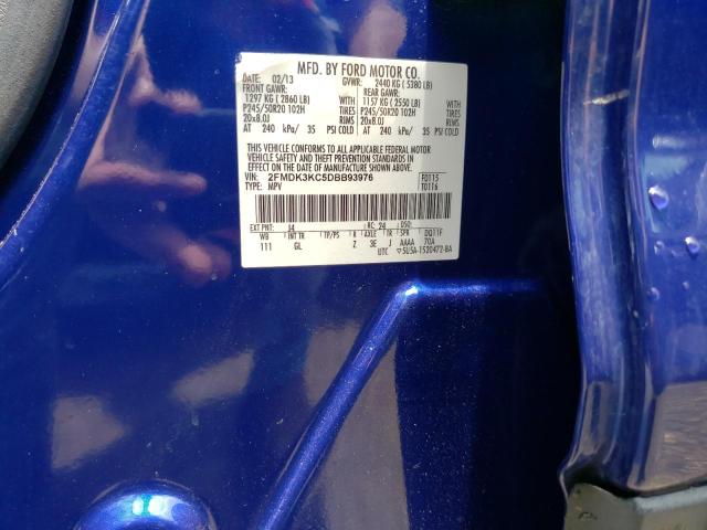Photo 14 from auction – 2013 FORD EDGE LIMIT with VIN 2FMDK3KC5DBB93976