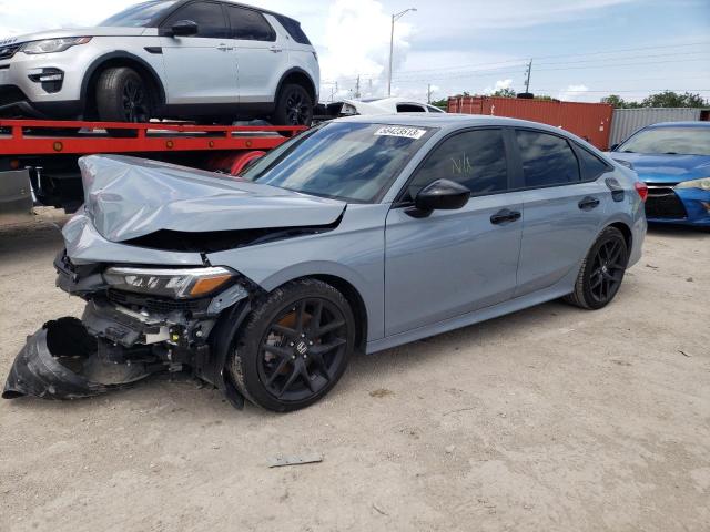 HONDA CIVIC SI 2023 with VIN 2HGFE1E52PH470480 - Photo from auction